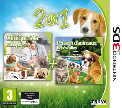 2in1 - My Vet Practice 3D - In the Country + My Baby Pet Hotel 3D (Europe) (En,Fr,De,Es,It,Nl)